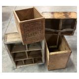Wooden Advertising Crates