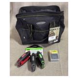 Voyager Tool Bag w/Key & Bit Sets, New