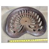 Cast Iron Tractor Seat Marked D89