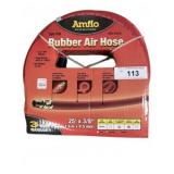 Amflo 25 ft Rubber Air Hose 3/8 Inch 300 PSI