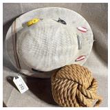 Fishing Hat & Monkey Fist Knot Rope