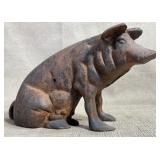Cast Iron Pig Still Bank