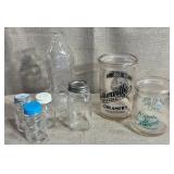 Dairy & Small Mason Glass Jars