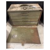 Metal Tool Chest w/Five Drawers