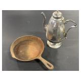 Cast Iron 8' Skillet & Continental Silver Co.
