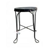 Ice Cream Parlor Iron Stool/Plant Stand, 18' h