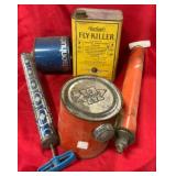 Rawleigh's Fly Killer Can & Hudson Sprayers