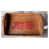 Pepsi-Cola Wooden Tray