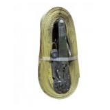 Yellow Ratchet Tie Down Strap, 1 New