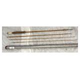 South Bend 24-8.5' Bamboo Fly Rod in Tube