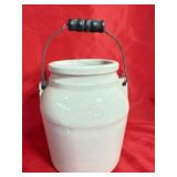 Stoneware Crock w/bail handle