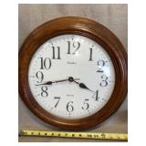 Linden Quartz Wall Clock Wooden Frame, 16'