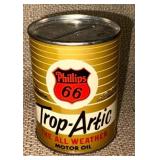 Phillips 66 Trop-Artic Motor Oil Bank, 3' tall