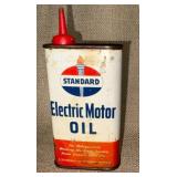 Standard Electric Motor Oil Tin 1/2 Pint