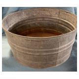 Galvanized Metal Tub Marked '2'