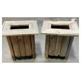 Handmade Rustic Wooden Planter Boxes, 2