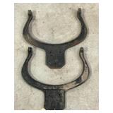 Pair Independence 446 Cast Iron Bell Yokes