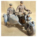 Hubley Cast Iron Police Motorcycle Toy