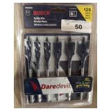 Bosch Daredevil Spade Bit Set, 6-piece, NIP