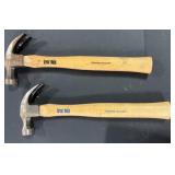 GreatNeck Wood Handle Claw Hammers, 2
