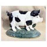 Cast Iron Pig Doorstop