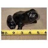 Cast Iron Frog Figurine 4'