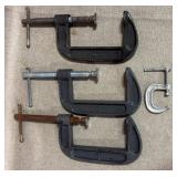 Metal C-Clamps, 4