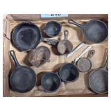 Miniature Cast Iron Cookware Pieces