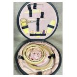Vtg Round Embroidery Kit, Buttons & Sewing Notions