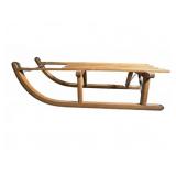 Davos Wooden Sled with Metal Hardware