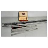 Metal Rulers; Small Porter Cable & SKIL Cases