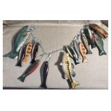 Stringer full of Wooden Fish
