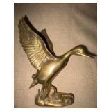 Brass Duck Sculpture, 8'
