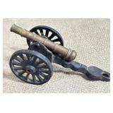 Cast Iron & Brass Model Cannon