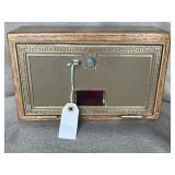 Larry Mack Crafted Wood and Brass Bank Box