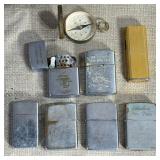 Lighters and Brass Compass