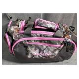 Cabela's Camouflage Duffel Bag w/pink trim, New