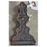 Cast Iron Decorative Paper Clip, Vtg Antique