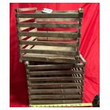 Wooden Slat Egg Crates