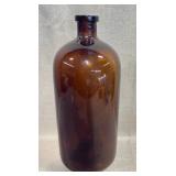 Brown Glass Apothecary Bottle 14'