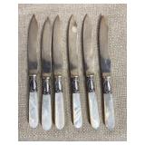 Ohelton Cutlery Co. Mother of Pearl Knives, 6