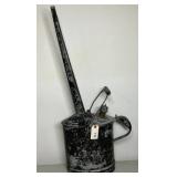 Metal Oil Can w/Long Spout & Handle
