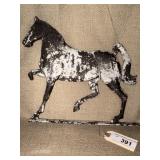 Aluminum horse