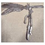 Handcrafted Metal Tomahawk Wall Art