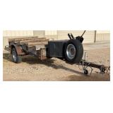Utility Trailer, wood floor rotted out