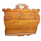 Antique Walnut Sewing Box, has Eastlake design