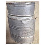 Railroad Metal Pail, no handle, 8'