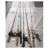 Fishing Rods with Reels, 6