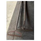 Metal Garden Rakes, 2