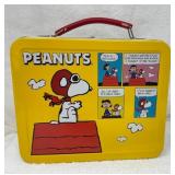 Vintage Peanuts Metal Lunch Box by Schulz,